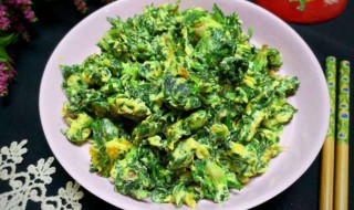 荠菜炒鸡蛋（荠菜炒鸡蛋的功效与作用）