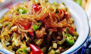 酸豆角炒粉丝 酸豆角炒粉丝怎么炒