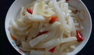 萝卜酸的腌制方法 萝卜酸怎样腌制