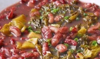 红豆酸菜汤的做法 红豆酸菜汤的做法窍门