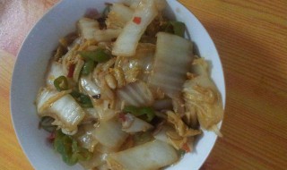 家常酸辣白菜的做法 酸辣白菜的做法 最正宗的做法