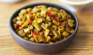 腌的酸豆角怎么炒好吃 腌的酸豆角怎么炒好吃又脆