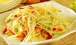 怎么炒酸辣土豆丝（怎么炒酸辣土豆丝好吃又简单）