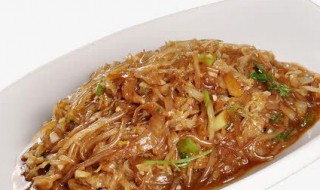 酸菜炒粉条 酸菜炒粉条的做法