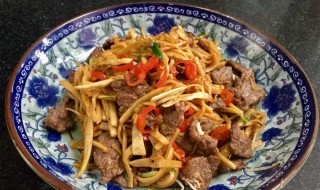 酸笋炒牛肉（酸笋炒牛肉的做法窍门）