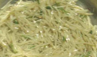 怎么炒土豆丝 怎么炒土豆丝不粘锅