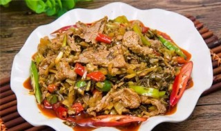 酸菜烧牛肉（酸菜牛肉的做法）