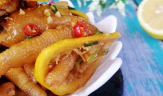 酸鸡爪做法（酸鸡爪做法大全家常）