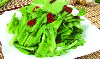 拌油麦菜的方法（生拌油麦菜窍门）