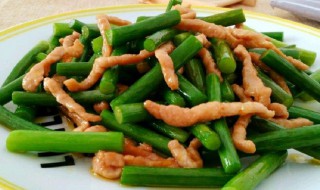 蒜苔炒肉末怎么做（蒜苔炒肉末怎么做好吃）
