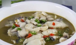 黑鱼做酸菜鱼 黑鱼做酸菜鱼的做法视频