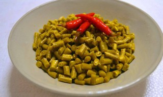 腌制酸豆角（腌制酸豆角几天能吃）