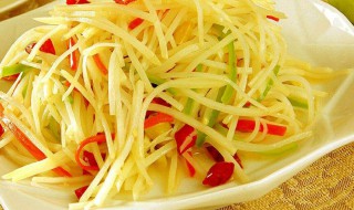 四川酸辣土豆丝的做法 四川酸辣土豆丝的做法视频