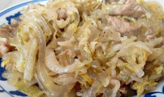 酸菜粉条怎么做（肉沫酸菜粉条怎么做）