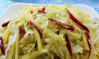 酸辣白菜土豆丝 酸辣白菜土豆丝做法
