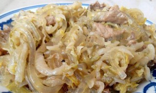 酸菜粉丝做法（酸菜粉丝做法视频）