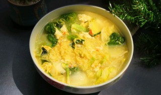 小白菜鸡蛋汤的做法（鸡蛋小白菜汤怎么做）