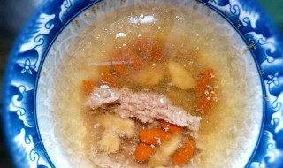 枸杞瘦肉汤的做法（枸杞瘦肉汤的做法和功效）