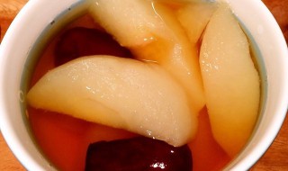 红枣梨汤的做法和功效（红枣梨汤的做法和功效禁忌）