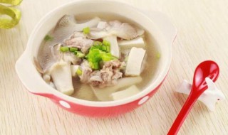 瘦肉豆腐汤的做法（瘦肉豆腐汤的做法视频）