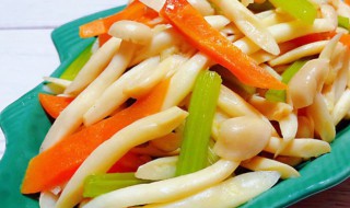炒白玉菇的家常做法 辣椒炒白玉菇的家常做法