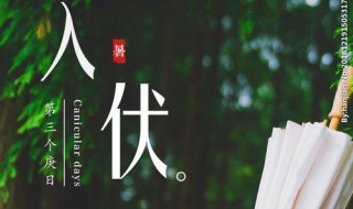入伏时间怎么算 入伏时间怎么算的