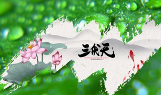 入伏2021是几月几日 什么时候入伏2021