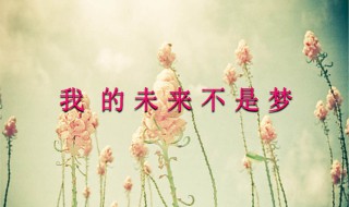 张雨生我的未来不是梦歌词 经典老歌张雨生我的未来不是梦