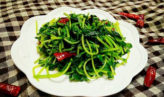 豌豆苗怎么炒好吃 豌豆苗怎么炒好吃又简单