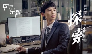 平凡的荣耀男主是什么人 平凡的荣耀男主角到底什么背景