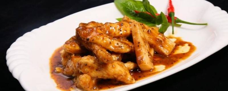 黑椒鸡柳的做法（黑椒鸡柳的做法视频）