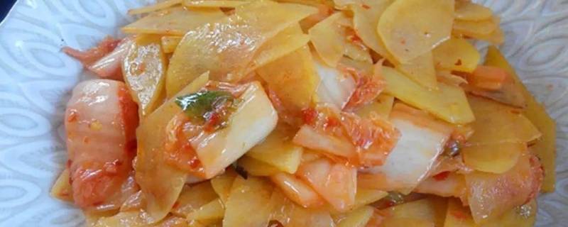 圆菜炒土豆片怎么做 圆菜炒土豆片怎么做的